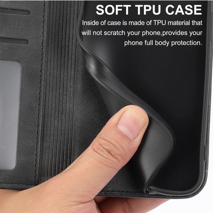 Funda de cuero magnética para teléfono con textura de becerro y cuadrícula cúbica, For Redmi A7 Pro 4G / 5G 171mm / Poco C85x 5G, For Redmi 15a 5G, For Redmi Turbo 5 Max 5G / Poco X8 Pro Max 5G, For Redmi Note 15 Pro+ 163.3mm / Poco M8 Pro             ...