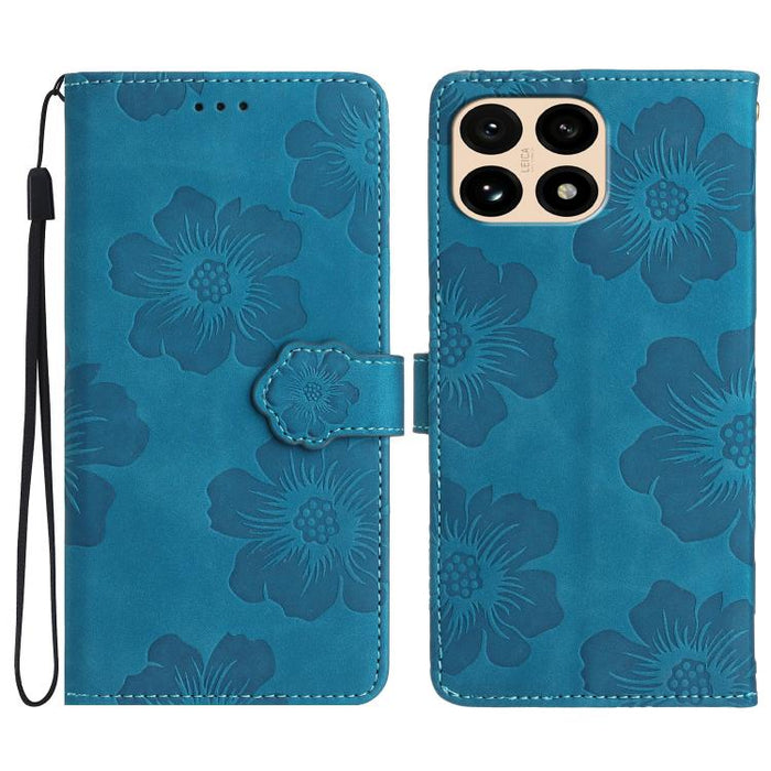 Funda de cuero para teléfono con estampado de flores en relieve, For Redmi K90 Pro Max/Poco F8 Ultra, For Redmi K90/Poco F8 Pro, For Redmi 15C 5G/4G EU 173mm/Poco C85 5G, For Redmi 15 5G Global/15 4G SEA 169.5, For Redmi 15 5G / 4G EU 171mm            ...