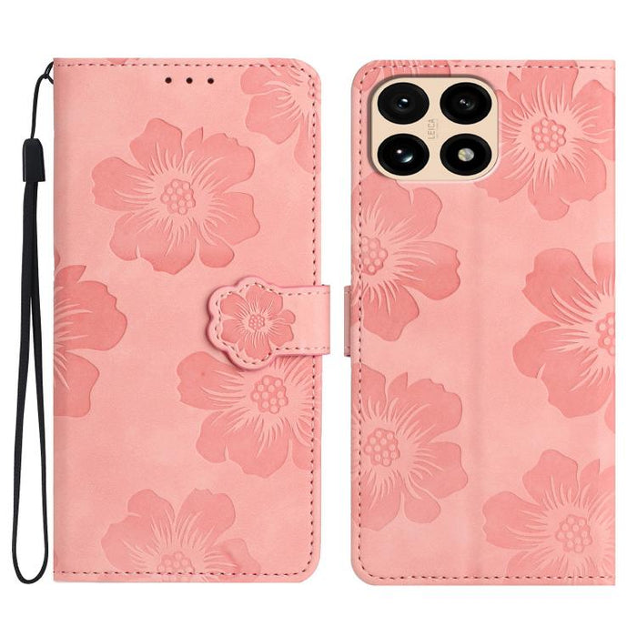 Funda de cuero para teléfono con estampado de flores en relieve, For Redmi K90 Pro Max/Poco F8 Ultra, For Redmi K90/Poco F8 Pro, For Redmi 15C 5G/4G EU 173mm/Poco C85 5G, For Redmi 15 5G Global/15 4G SEA 169.5, For Redmi 15 5G / 4G EU 171mm            ...