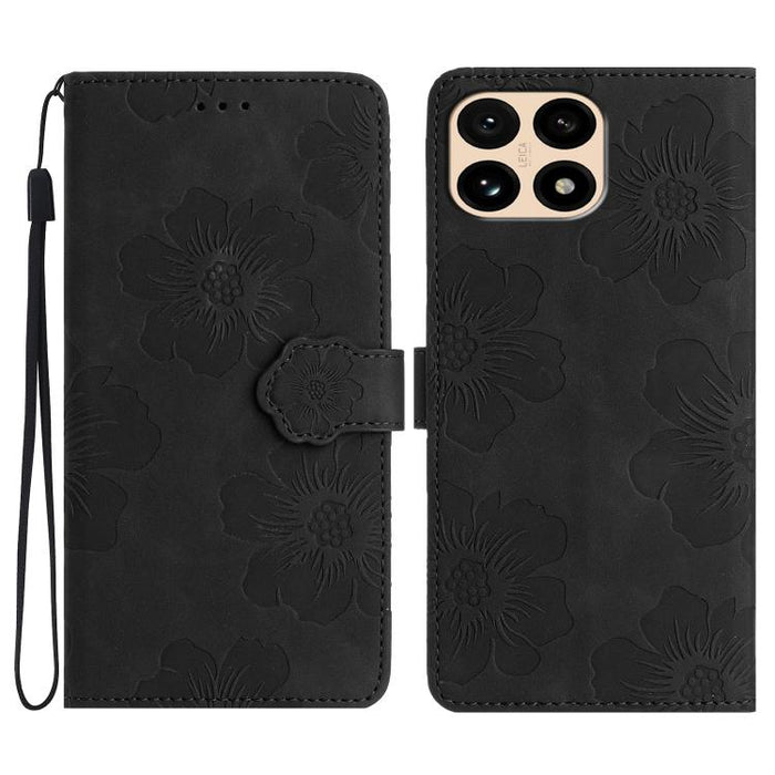 Funda de cuero para teléfono con estampado de flores en relieve, For Redmi K90 Pro Max/Poco F8 Ultra, For Redmi K90/Poco F8 Pro, For Redmi 15C 5G/4G EU 173mm/Poco C85 5G, For Redmi 15 5G Global/15 4G SEA 169.5, For Redmi 15 5G / 4G EU 171mm            ...