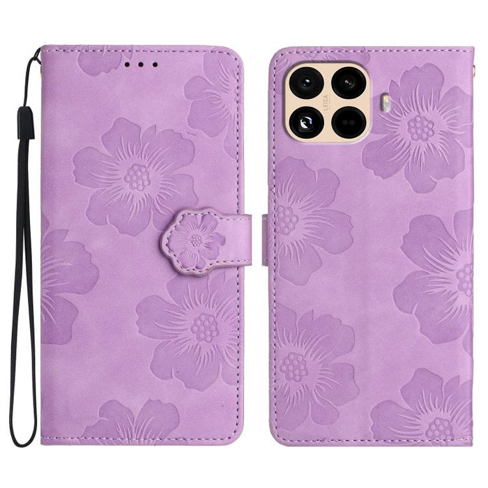 Funda de cuero para teléfono con estampado de flores en relieve, For Redmi K90 Pro Max/Poco F8 Ultra, For Redmi K90/Poco F8 Pro, For Redmi 15C 5G/4G EU 173mm/Poco C85 5G, For Redmi 15 5G Global/15 4G SEA 169.5, For Redmi 15 5G / 4G EU 171mm            ...