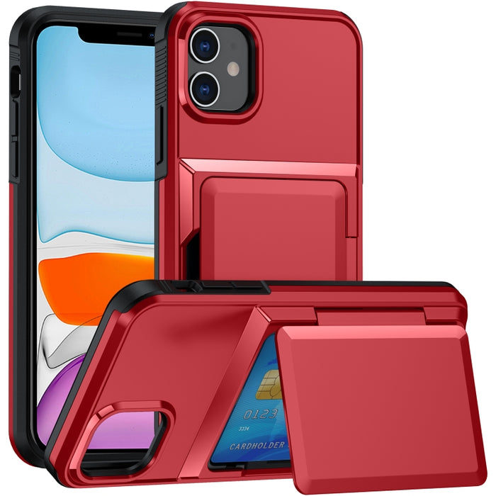 Estuche para teléfono con ranura para tarjeta, For iPhone 12 Pro Max, For iPhone 11 Pro Max, For iPhone 11, For iPhone 11 Pro