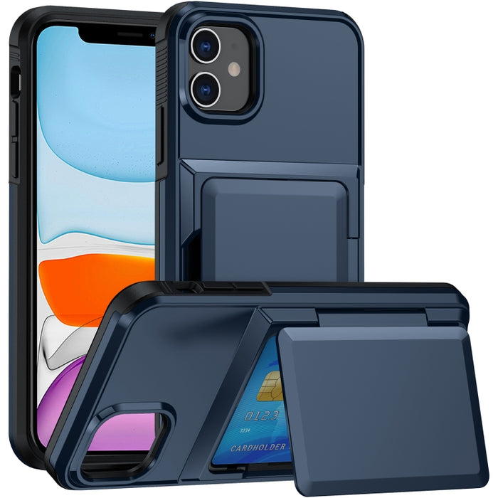 Estuche para teléfono con ranura para tarjeta, For iPhone 12 Pro Max, For iPhone 11 Pro Max, For iPhone 11, For iPhone 11 Pro