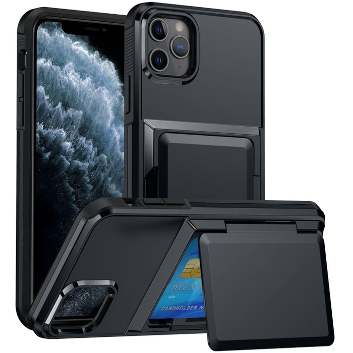 Estuche para teléfono con ranura para tarjeta, For iPhone 12 Pro Max, For iPhone 11 Pro Max, For iPhone 11, For iPhone 11 Pro