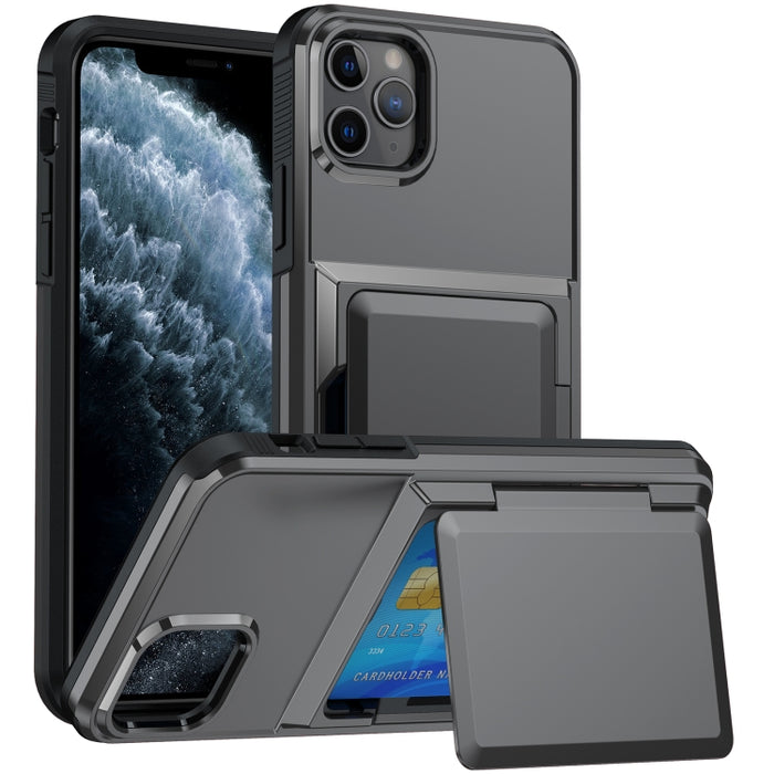 Estuche para teléfono con ranura para tarjeta, For iPhone 12 Pro Max, For iPhone 11 Pro Max, For iPhone 11, For iPhone 11 Pro