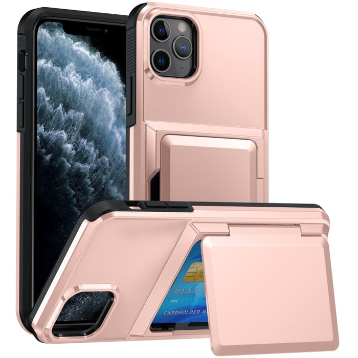 Estuche para teléfono con ranura para tarjeta, For iPhone 12 Pro Max, For iPhone 11 Pro Max, For iPhone 11, For iPhone 11 Pro