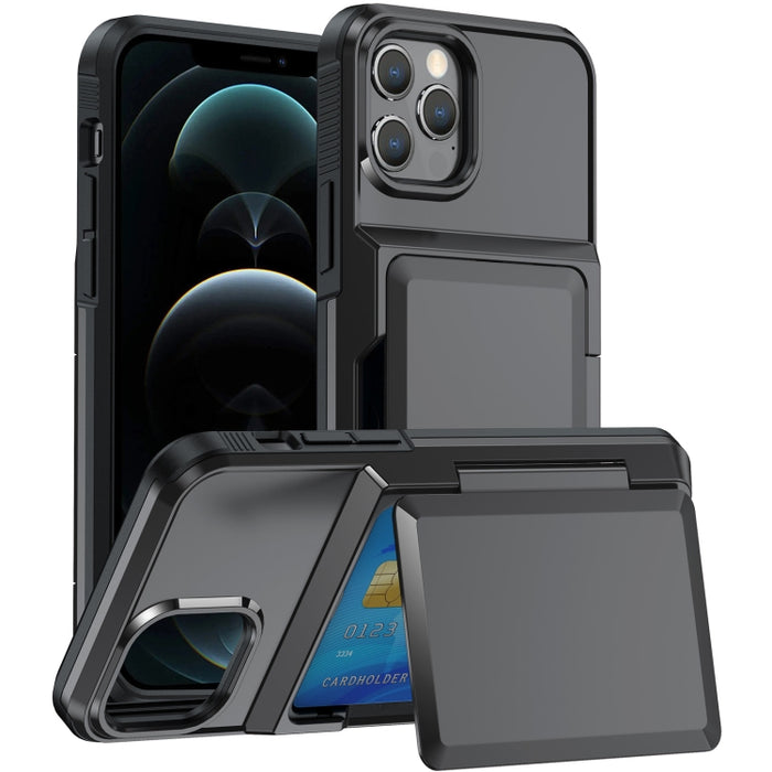 Estuche para teléfono con ranura para tarjeta, For iPhone 12 Pro Max, For iPhone 11 Pro Max, For iPhone 11, For iPhone 11 Pro