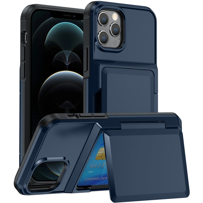 Estuche para teléfono con ranura para tarjeta, For iPhone 12 Pro Max, For iPhone 11 Pro Max, For iPhone 11, For iPhone 11 Pro
