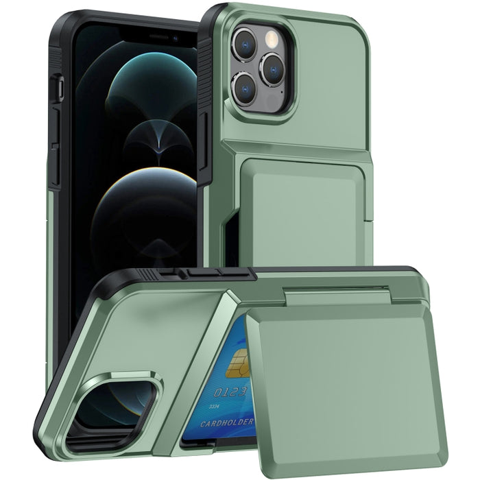 Estuche para teléfono con ranura para tarjeta, For iPhone 12 Pro Max, For iPhone 11 Pro Max, For iPhone 11, For iPhone 11 Pro