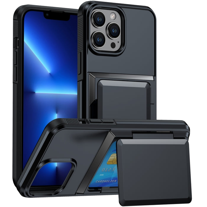 Estuche para teléfono con ranura para tarjeta, For iPhone 12 Pro Max, For iPhone 11 Pro Max, For iPhone 11, For iPhone 11 Pro