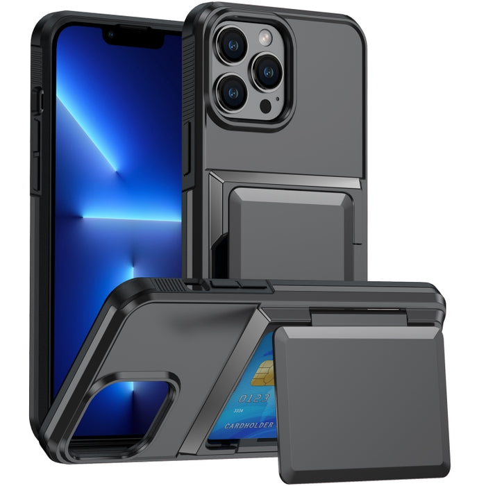 Estuche para teléfono con ranura para tarjeta, For iPhone 12 Pro Max, For iPhone 11 Pro Max, For iPhone 11, For iPhone 11 Pro