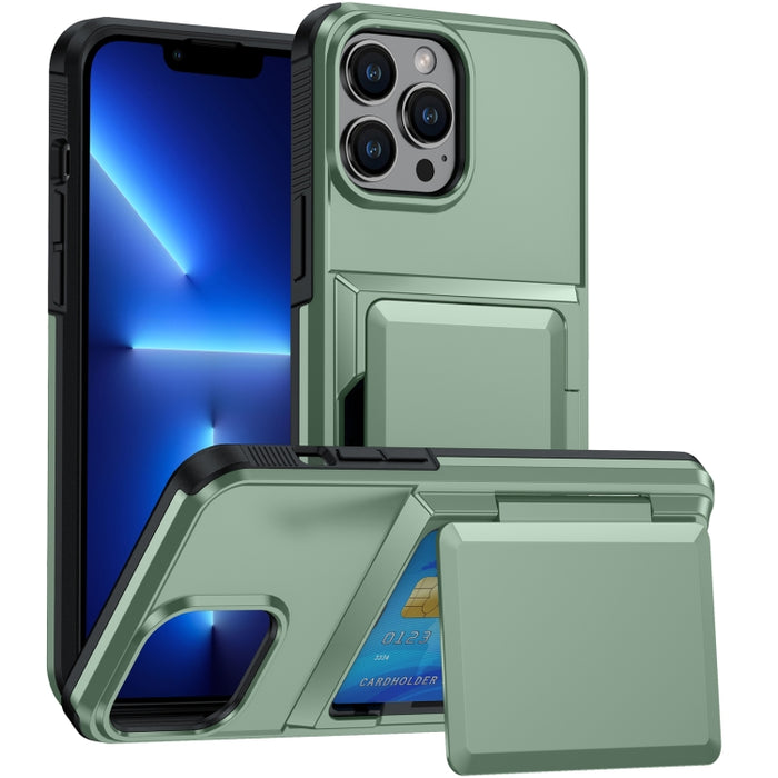 Estuche para teléfono con ranura para tarjeta, For iPhone 12 Pro Max, For iPhone 11 Pro Max, For iPhone 11, For iPhone 11 Pro