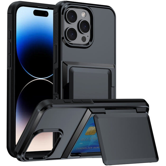 Estuche para teléfono con ranura para tarjeta, For iPhone 12 Pro Max, For iPhone 11 Pro Max, For iPhone 11, For iPhone 11 Pro