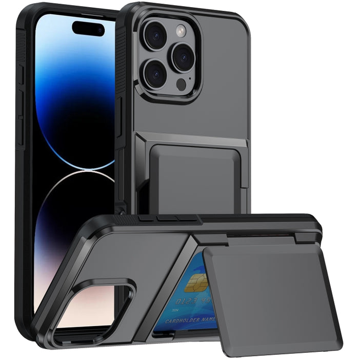 Estuche para teléfono con ranura para tarjeta, For iPhone 12 Pro Max, For iPhone 11 Pro Max, For iPhone 11, For iPhone 11 Pro