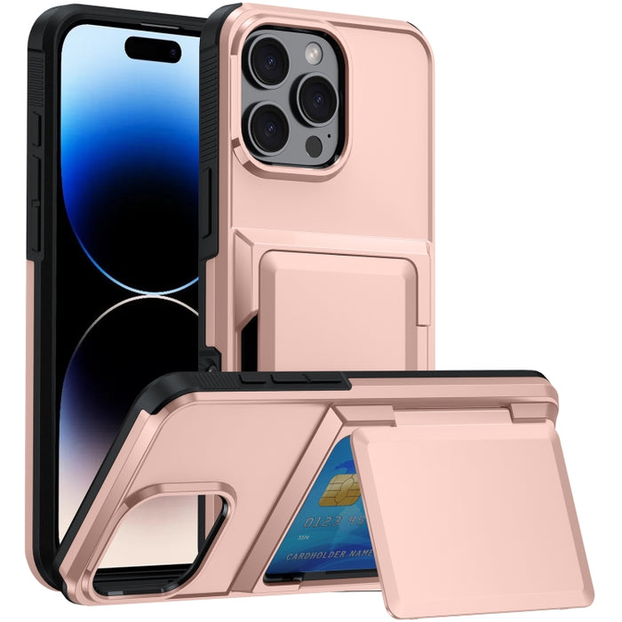 Estuche para teléfono con ranura para tarjeta, For iPhone 12 Pro Max, For iPhone 11 Pro Max, For iPhone 11, For iPhone 11 Pro