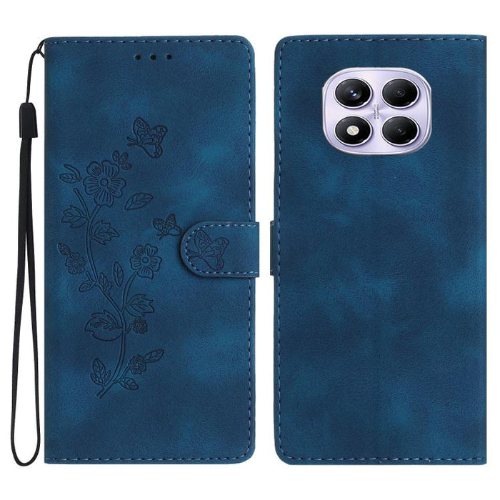 Funda de cuero para teléfono con estampado de flores y mariposas, For Redmi K90 Pro Max/Poco F8 Ultra, For Redmi K90/Poco F8 Pro, For Redmi 15C 5G/4G EU 173mm, For Redmi 15 5G / 4G EU 171mm, For Redmi 15C 5G/4G Global 171mm, For Redmi 15T Pro 5G       ...