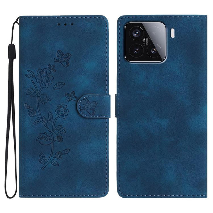 Funda de cuero para teléfono con estampado de flores y mariposas, For Redmi K90 Pro Max/Poco F8 Ultra, For Redmi K90/Poco F8 Pro, For Redmi 15C 5G/4G EU 173mm, For Redmi 15 5G / 4G EU 171mm, For Redmi 15C 5G/4G Global 171mm, For Redmi 15T Pro 5G       ...