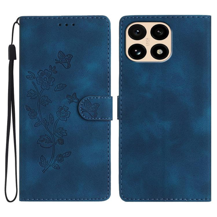 Funda de cuero para teléfono con estampado de flores y mariposas, For Redmi K90 Pro Max/Poco F8 Ultra, For Redmi K90/Poco F8 Pro, For Redmi 15C 5G/4G EU 173mm, For Redmi 15 5G / 4G EU 171mm, For Redmi 15C 5G/4G Global 171mm, For Redmi 15T Pro 5G       ...