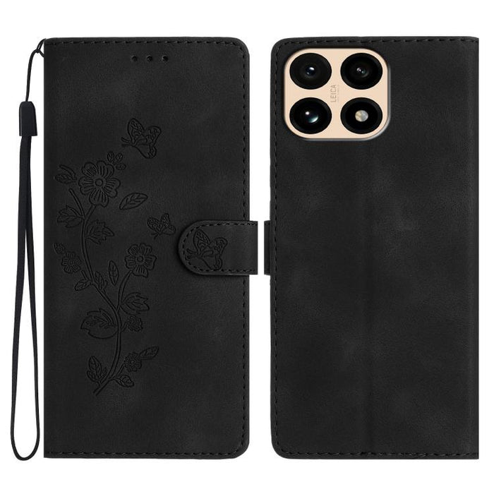 Funda de cuero para teléfono con estampado de flores y mariposas, For Redmi K90 Pro Max/Poco F8 Ultra, For Redmi K90/Poco F8 Pro, For Redmi 15C 5G/4G EU 173mm, For Redmi 15 5G / 4G EU 171mm, For Redmi 15C 5G/4G Global 171mm, For Redmi 15T Pro 5G       ...