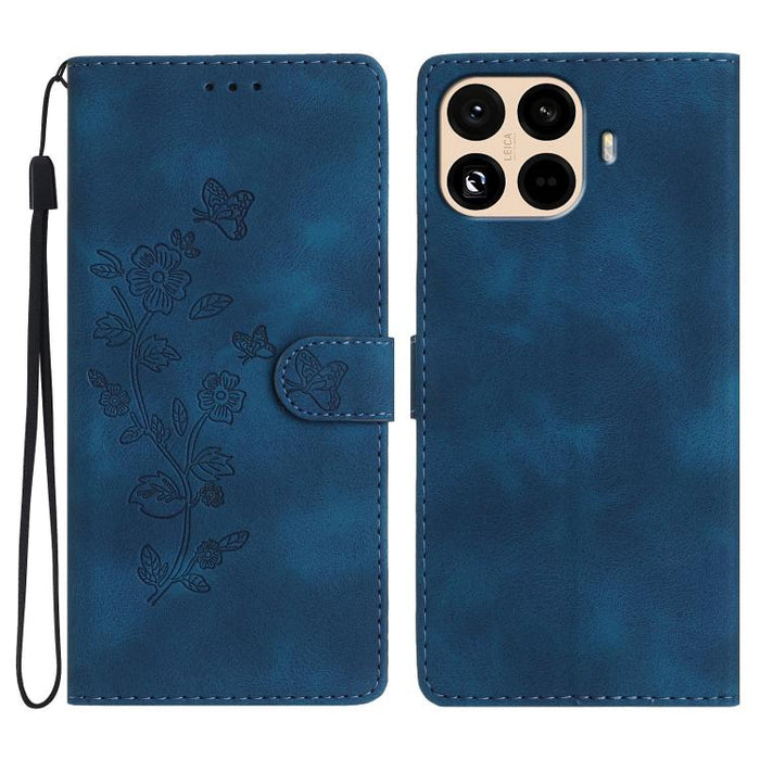 Funda de cuero para teléfono con estampado de flores y mariposas, For Redmi K90 Pro Max/Poco F8 Ultra, For Redmi K90/Poco F8 Pro, For Redmi 15C 5G/4G EU 173mm, For Redmi 15 5G / 4G EU 171mm, For Redmi 15C 5G/4G Global 171mm, For Redmi 15T Pro 5G       ...