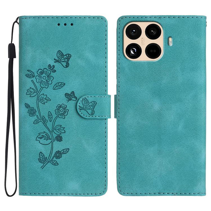 Funda de cuero para teléfono con estampado de flores y mariposas, For Redmi K90 Pro Max/Poco F8 Ultra, For Redmi K90/Poco F8 Pro, For Redmi 15C 5G/4G EU 173mm, For Redmi 15 5G / 4G EU 171mm, For Redmi 15C 5G/4G Global 171mm, For Redmi 15T Pro 5G       ...
