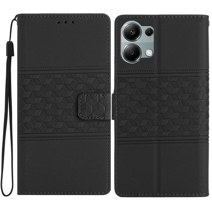 Funda de cuero para teléfono con efecto piel con relieve de diamante, For Redmi K90 Pro Max/Poco F8 Ultra, For Redmi K90/Poco F8 Pro, For Redmi 15C 5G/4G EU 173mm, For Redmi 15 5G Global/15 4G SEA 169.5, For Redmi 15 5G / 4G EU 171mm                   ...