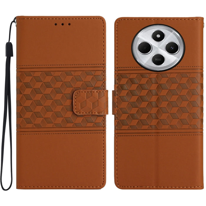 Funda de cuero para teléfono con efecto piel con relieve de diamante, For Redmi K90 Pro Max/Poco F8 Ultra, For Redmi K90/Poco F8 Pro, For Redmi 15C 5G/4G EU 173mm, For Redmi 15 5G Global/15 4G SEA 169.5, For Redmi 15 5G / 4G EU 171mm                   ...