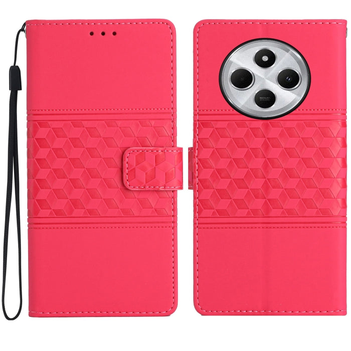 Funda de cuero para teléfono con efecto piel con relieve de diamante, For Redmi K90 Pro Max/Poco F8 Ultra, For Redmi K90/Poco F8 Pro, For Redmi 15C 5G/4G EU 173mm, For Redmi 15 5G Global/15 4G SEA 169.5, For Redmi 15 5G / 4G EU 171mm                   ...