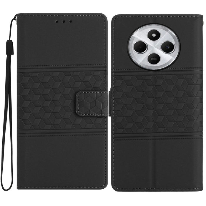 Funda de cuero para teléfono con efecto piel con relieve de diamante, For Redmi K90 Pro Max/Poco F8 Ultra, For Redmi K90/Poco F8 Pro, For Redmi 15C 5G/4G EU 173mm, For Redmi 15 5G Global/15 4G SEA 169.5, For Redmi 15 5G / 4G EU 171mm                   ...