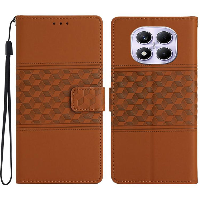 Funda de cuero para teléfono con efecto piel con relieve de diamante, For Redmi K90 Pro Max/Poco F8 Ultra, For Redmi K90/Poco F8 Pro, For Redmi 15C 5G/4G EU 173mm, For Redmi 15 5G Global/15 4G SEA 169.5, For Redmi 15 5G / 4G EU 171mm                   ...