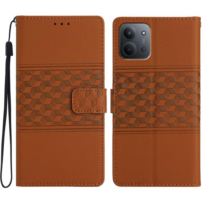 Funda de cuero para teléfono con efecto piel con relieve de diamante, For Redmi K90 Pro Max/Poco F8 Ultra, For Redmi K90/Poco F8 Pro, For Redmi 15C 5G/4G EU 173mm, For Redmi 15 5G Global/15 4G SEA 169.5, For Redmi 15 5G / 4G EU 171mm                   ...