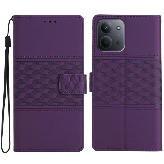 Funda de cuero para teléfono con efecto piel con relieve de diamante, For Redmi K90 Pro Max/Poco F8 Ultra, For Redmi K90/Poco F8 Pro, For Redmi 15C 5G/4G EU 173mm, For Redmi 15 5G Global/15 4G SEA 169.5, For Redmi 15 5G / 4G EU 171mm                   ...