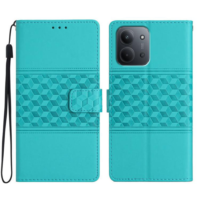 Funda de cuero para teléfono con efecto piel con relieve de diamante, For Redmi K90 Pro Max/Poco F8 Ultra, For Redmi K90/Poco F8 Pro, For Redmi 15C 5G/4G EU 173mm, For Redmi 15 5G Global/15 4G SEA 169.5, For Redmi 15 5G / 4G EU 171mm                   ...