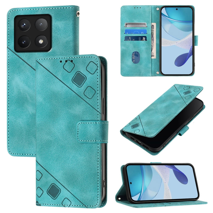 Funda para teléfono de piel con relieve y tacto agradable al tacto, For Xiaomi Poco M7 4G 169mm, For Xiaomi 15T Pro 5G, For Xiaomi 15T 5G, For Xiaomi Civi 5 Pro 5G, For Xiaomi 15S Pro 5G, For Xiaomi Poco M7 5G / C75 4G, For Xiaomi Poco X7 5G           ...