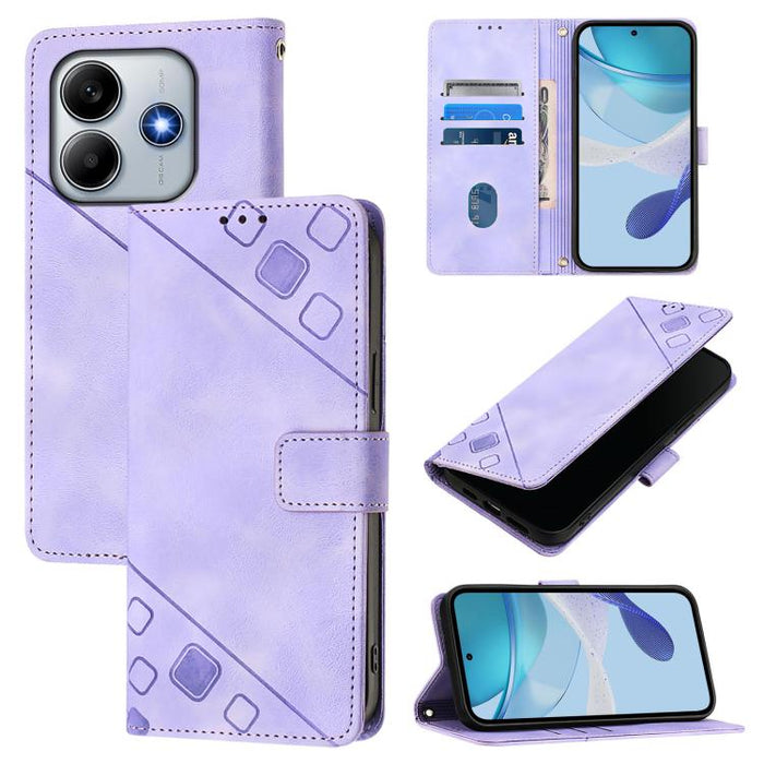 Funda para teléfono de piel con relieve y tacto agradable al tacto, For Xiaomi Poco M7 4G 169mm, For Xiaomi 15T Pro 5G, For Xiaomi 15T 5G, For Xiaomi Civi 5 Pro 5G, For Xiaomi 15S Pro 5G, For Xiaomi Poco M7 5G / C75 4G, For Xiaomi Poco X7 5G           ...