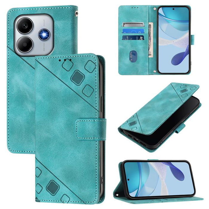 Funda para teléfono de piel con relieve y tacto agradable al tacto, For Xiaomi Poco M7 4G 169mm, For Xiaomi 15T Pro 5G, For Xiaomi 15T 5G, For Xiaomi Civi 5 Pro 5G, For Xiaomi 15S Pro 5G, For Xiaomi Poco M7 5G / C75 4G, For Xiaomi Poco X7 5G           ...