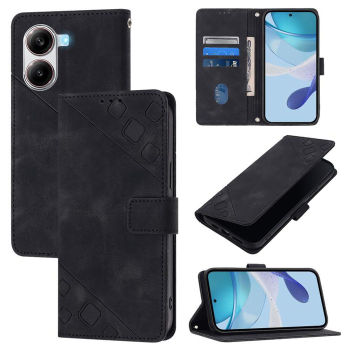 Funda para teléfono de piel con relieve y tacto agradable al tacto, For Xiaomi Poco M7 4G 169mm, For Xiaomi 15T Pro 5G, For Xiaomi 15T 5G, For Xiaomi Civi 5 Pro 5G, For Xiaomi 15S Pro 5G, For Xiaomi Poco M7 5G / C75 4G, For Xiaomi Poco X7 5G           ...