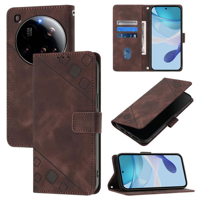 Funda para teléfono de piel con relieve y tacto agradable al tacto, For Xiaomi Poco M7 4G 169mm, For Xiaomi 15T Pro 5G, For Xiaomi 15T 5G, For Xiaomi Civi 5 Pro 5G, For Xiaomi 15S Pro 5G, For Xiaomi Poco M7 5G / C75 4G, For Xiaomi Poco X7 5G           ...