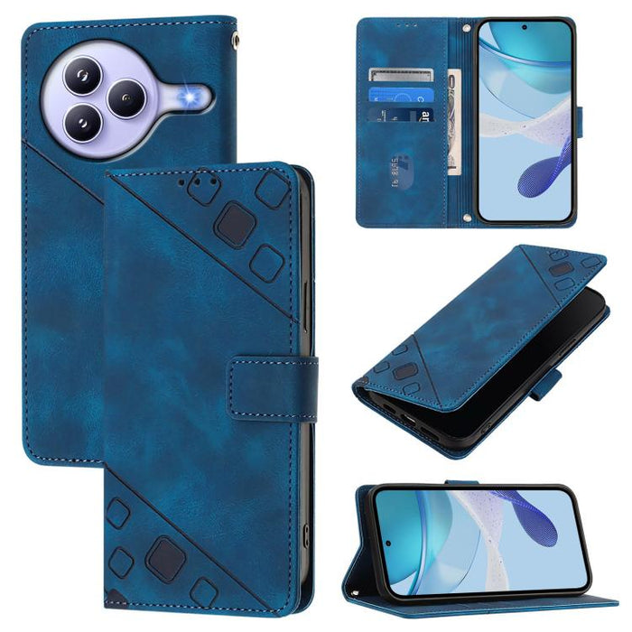 Funda para teléfono de piel con relieve y tacto agradable al tacto, For Xiaomi Poco M7 4G 169mm, For Xiaomi 15T Pro 5G, For Xiaomi 15T 5G, For Xiaomi Civi 5 Pro 5G, For Xiaomi 15S Pro 5G, For Xiaomi Poco M7 5G / C75 4G, For Xiaomi Poco X7 5G           ...