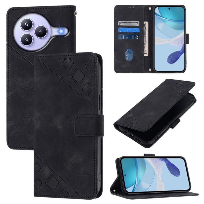 Funda para teléfono de piel con relieve y tacto agradable al tacto, For Xiaomi Poco M7 4G 169mm, For Xiaomi 15T Pro 5G, For Xiaomi 15T 5G, For Xiaomi Civi 5 Pro 5G, For Xiaomi 15S Pro 5G, For Xiaomi Poco M7 5G / C75 4G, For Xiaomi Poco X7 5G           ...