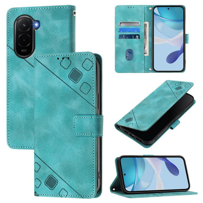 Funda para teléfono de piel con relieve y tacto agradable al tacto, For Xiaomi Poco M7 4G 169mm, For Xiaomi 15T Pro 5G, For Xiaomi 15T 5G, For Xiaomi Civi 5 Pro 5G, For Xiaomi 15S Pro 5G, For Xiaomi Poco M7 5G / C75 4G, For Xiaomi Poco X7 5G           ...