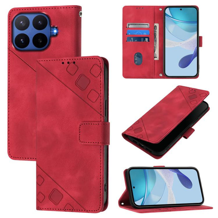 Funda para teléfono de piel con relieve y tacto agradable al tacto, For Xiaomi Poco M7 4G 169mm, For Xiaomi 15T Pro 5G, For Xiaomi 15T 5G, For Xiaomi Civi 5 Pro 5G, For Xiaomi 15S Pro 5G, For Xiaomi Poco M7 5G / C75 4G, For Xiaomi Poco X7 5G           ...