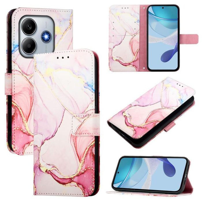 PT003 Funda de cuero con tapa para teléfono con diseño de mármol, For Xiaomi Poco M7 4G 169mm, For Xiaomi 15T Pro, For Xiaomi 15T, For Xiaomi Civi 5 Pro, For Xiaomi 15S Pro, For Xiaomi Poco M7 5G / C75 4G, For Xiaomi Poco X7 5G, For Xiaomi 15 Ultra    ...