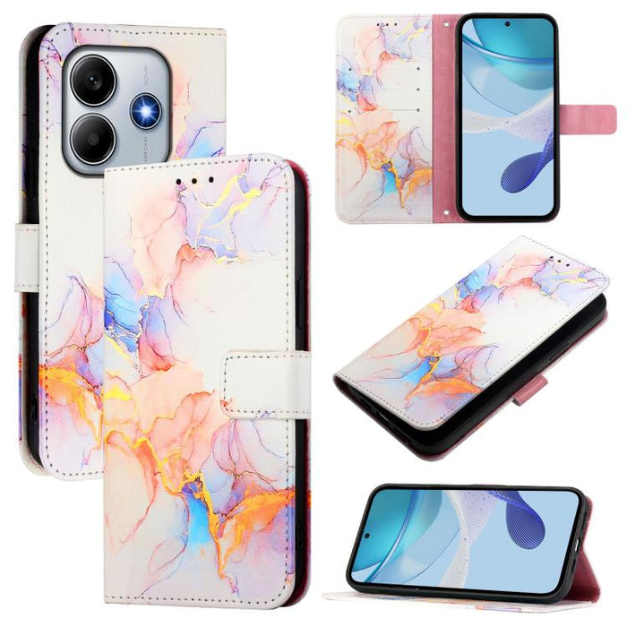 PT003 Funda de cuero con tapa para teléfono con diseño de mármol, For Xiaomi Poco M7 4G 169mm, For Xiaomi 15T Pro, For Xiaomi 15T, For Xiaomi Civi 5 Pro, For Xiaomi 15S Pro, For Xiaomi Poco M7 5G / C75 4G, For Xiaomi Poco X7 5G, For Xiaomi 15 Ultra    ...