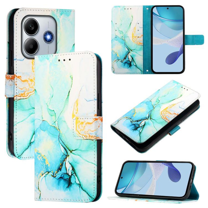 PT003 Funda de cuero con tapa para teléfono con diseño de mármol, For Xiaomi Poco M7 4G 169mm, For Xiaomi 15T Pro, For Xiaomi 15T, For Xiaomi Civi 5 Pro, For Xiaomi 15S Pro, For Xiaomi Poco M7 5G / C75 4G, For Xiaomi Poco X7 5G, For Xiaomi 15 Ultra    ...