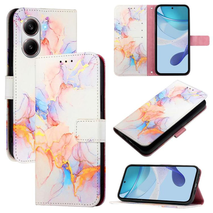 PT003 Funda de cuero con tapa para teléfono con diseño de mármol, For Xiaomi Poco M7 4G 169mm, For Xiaomi 15T Pro, For Xiaomi 15T, For Xiaomi Civi 5 Pro, For Xiaomi 15S Pro, For Xiaomi Poco M7 5G / C75 4G, For Xiaomi Poco X7 5G, For Xiaomi 15 Ultra    ...