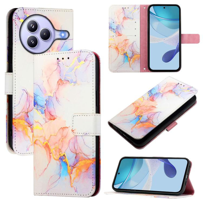 PT003 Funda de cuero con tapa para teléfono con diseño de mármol, For Xiaomi Poco M7 4G 169mm, For Xiaomi 15T Pro, For Xiaomi 15T, For Xiaomi Civi 5 Pro, For Xiaomi 15S Pro, For Xiaomi Poco M7 5G / C75 4G, For Xiaomi Poco X7 5G, For Xiaomi 15 Ultra    ...