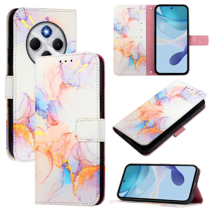 PT003 Funda de cuero con tapa para teléfono con diseño de mármol, For Xiaomi Poco M7 4G 169mm, For Xiaomi 15T Pro, For Xiaomi 15T, For Xiaomi Civi 5 Pro, For Xiaomi 15S Pro, For Xiaomi Poco M7 5G / C75 4G, For Xiaomi Poco X7 5G, For Xiaomi 15 Ultra    ...