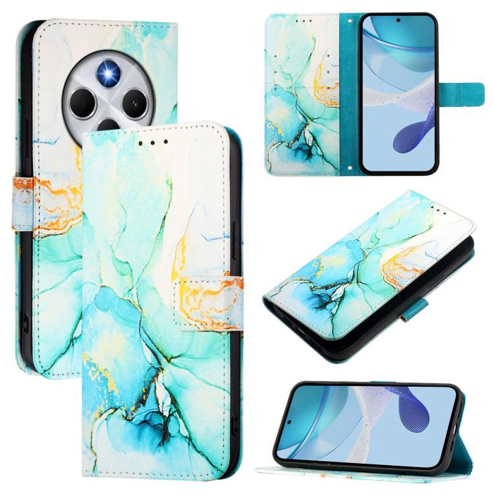 PT003 Funda de cuero con tapa para teléfono con diseño de mármol, For Xiaomi Poco M7 4G 169mm, For Xiaomi 15T Pro, For Xiaomi 15T, For Xiaomi Civi 5 Pro, For Xiaomi 15S Pro, For Xiaomi Poco M7 5G / C75 4G, For Xiaomi Poco X7 5G, For Xiaomi 15 Ultra    ...