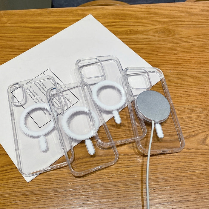 Funda para teléfono MagSafe de acrílico transparente de TPU, versión con animación emergente, For iPhone 17 Pro Max, For iPhone 17 Pro, For iPhone 17, For iPhone Air, For iPhone 16 Pro Max, For iPhone 16 Pro, For iPhone 16 Plus, For iPhone 16          ...